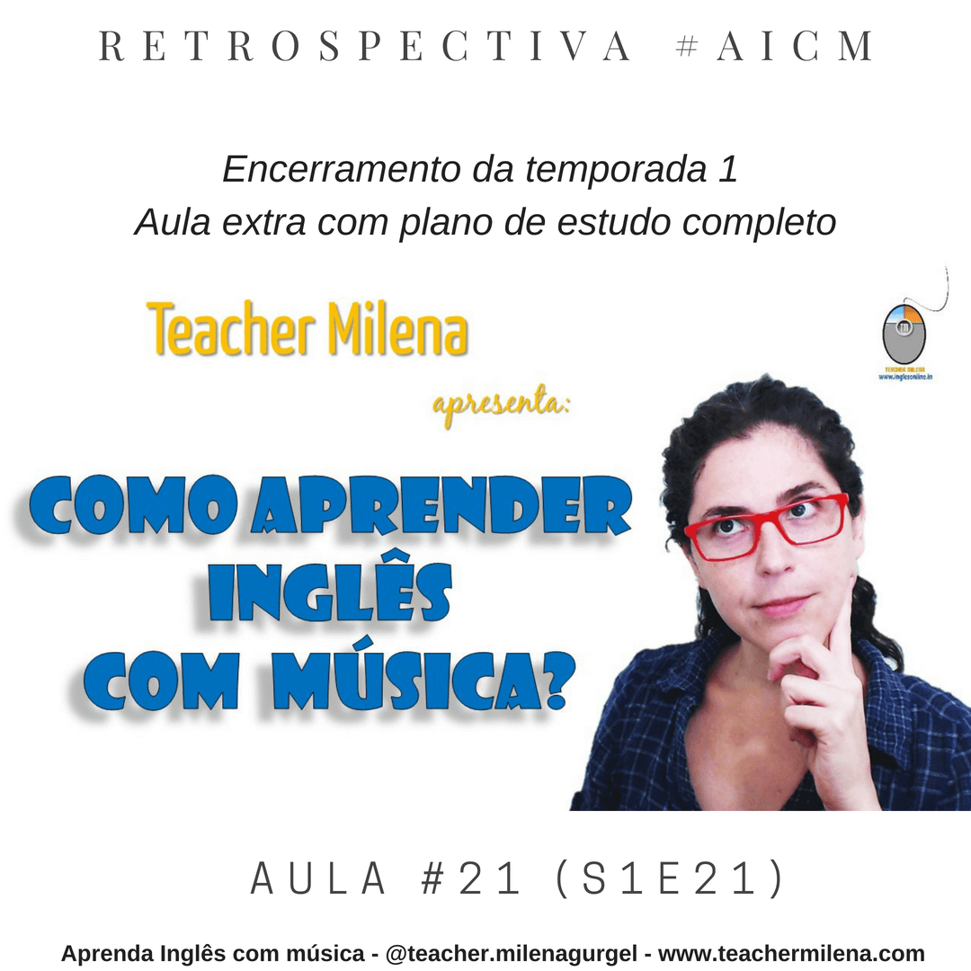 APRENDENDO INGLÊS COM MÚSICA - AULA COMPLETA 