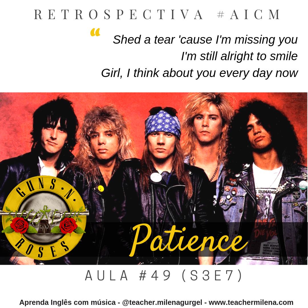 Aprenda inglês com Patience – Guns N' Roses