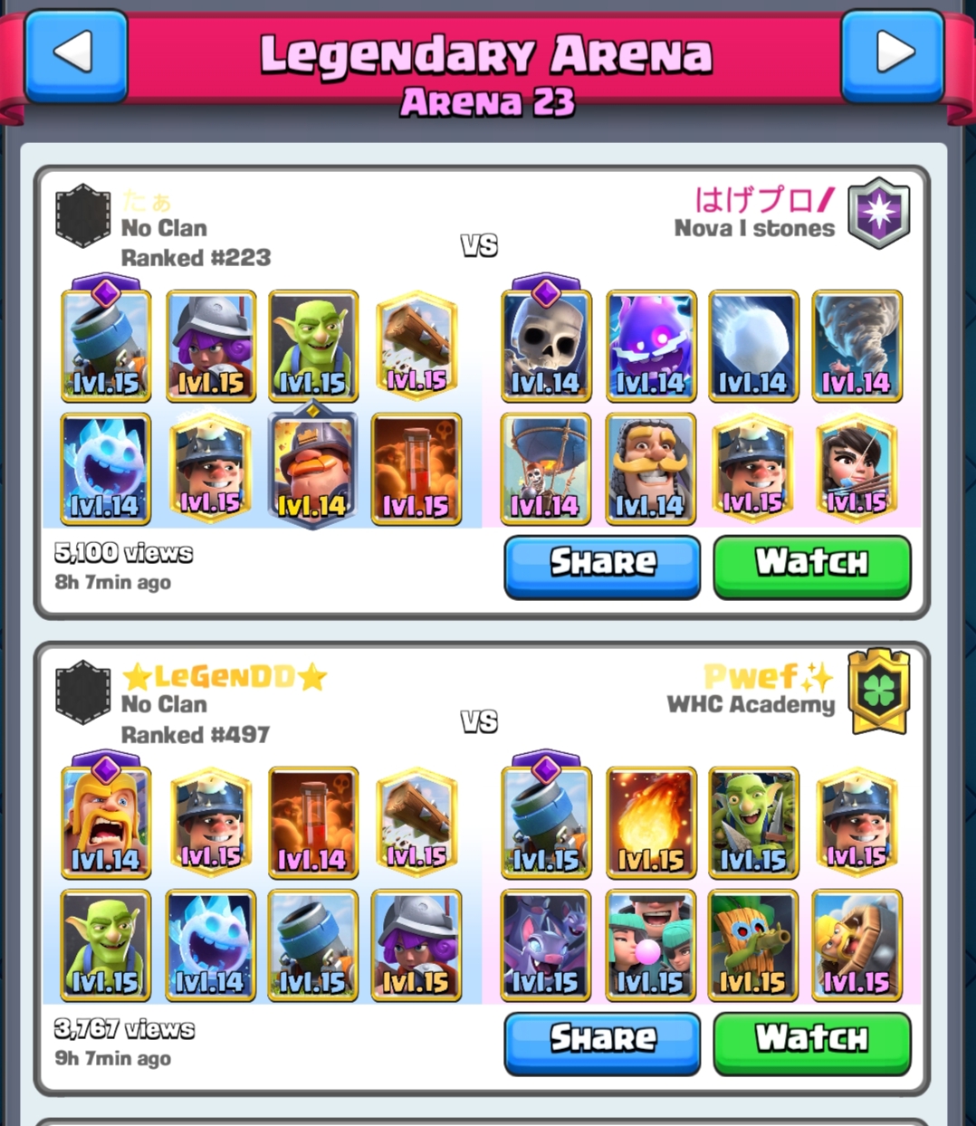 Epikion | TV Royale: Mortar Mighty Miner Poison vs. Miner Balloon Princess Cycle, Evolved Barbarians Mortar Poison vs. Evolved Mortar Bait