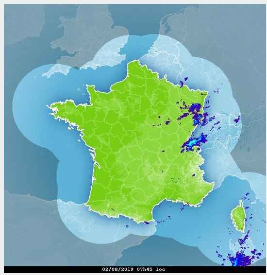 image radar aide prvision meteo